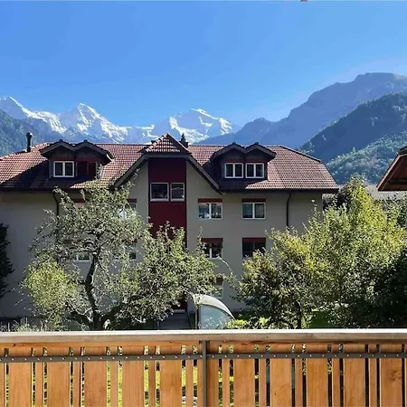 -the Urbanist- Mountainview Parking Garden 3bd Unterseen