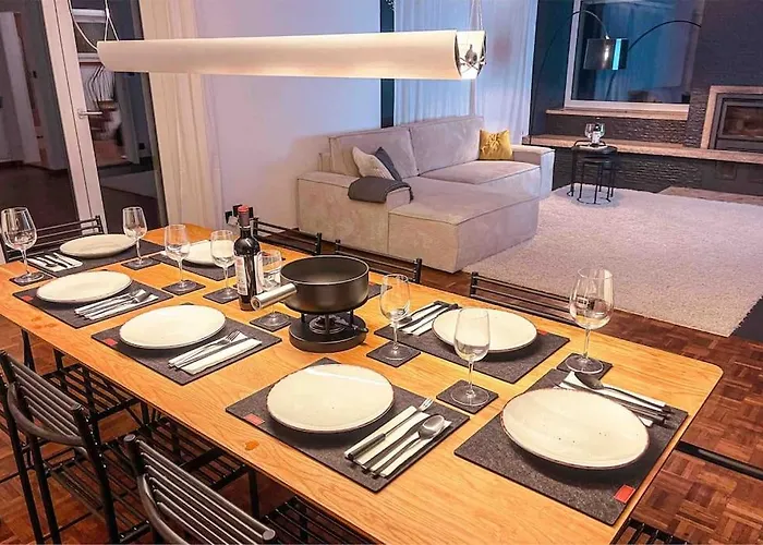 -the Urbanist- Mountainview Parking Garden 3bd Feriehus Unterseen