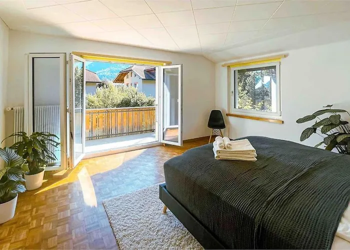 -the Urbanist- Mountainview Parking Garden 3bd Unterseen